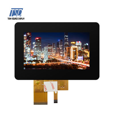 4,3 módulo RGB 24bits de la exhibición de TFT LCD del vidrio de la resolución IPS de la pulgada 800*480
