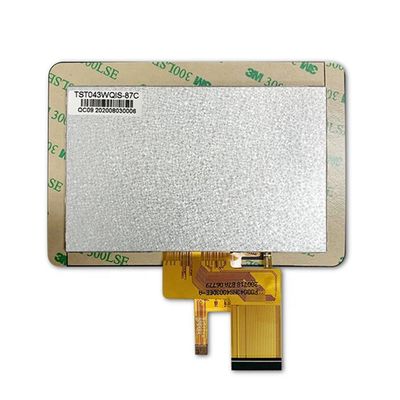 pantalla del módulo de 480x272 4.3inch TFT LCD con CTP, las 12, ST7282, exhibición de RGB-24bit TN