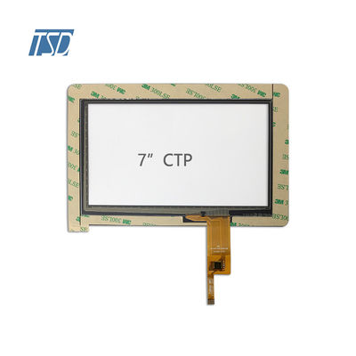 La pantalla táctil de encargo de PCAP Ctp moderó el interfaz de cristal de I2C 7 pulgadas