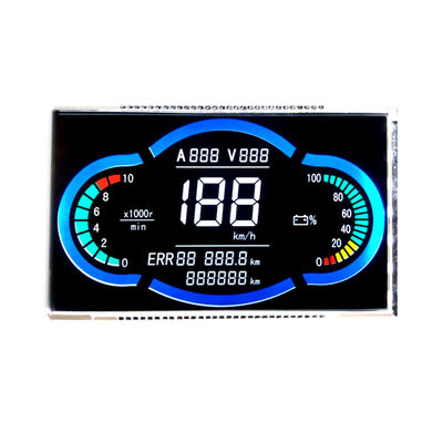 Modo HTN de siete segmentos de pantalla LCD personalizada de 4 dígitos para la máquina dispensadora de combustible