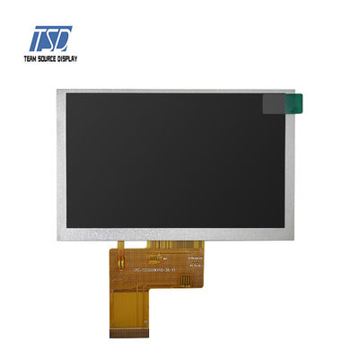 5 resolución IPS lcd de la exhibición 800x480 del lcd de la pulgada con 24 interfaces del RGB de los pedazos