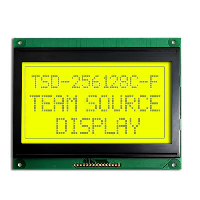 Módulo monocromático gráfico de la exhibición de pantalla LCD de la MAZORCA positiva transmisiva de encargo de 256x128 FSTN
