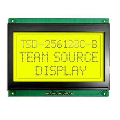 Módulo monocromático de la exhibición de pantalla LCD de 256x128 STN del gráfico positivo transmisivo azul de encargo de la MAZORCA