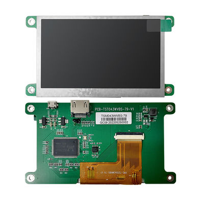 Pulgada ST7262E43 de la exhibición 4,3 de TFT LCD de la resolución del interfaz 800x480 de HDMI