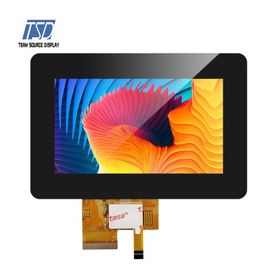 Exhibición del interfaz 280nits TFT LCD del RGB con la resolución de la pulgada 480x272 del CTP 4,3