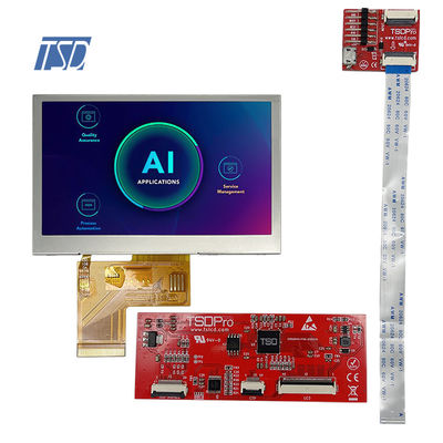 El panel UART 20pin, Esp32 de HMI 480x272 Lcd TN pantalla del módulo de TFT Lcd de 4,3 pulgadas