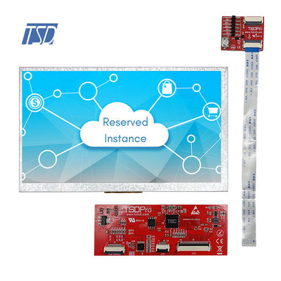 Solución en serie HMI 800x480 Pantalla táctil Smart LCD Modulo UART Interfaz 7'