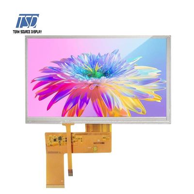 Pantalla TFT LCD de interfaz RGB de resolución 800x480 de 7 pulgadas con panel táctil resistivo