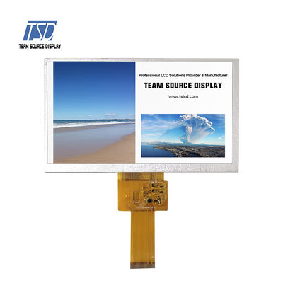 Aduana del TSD liendres 800x480 PN TST070MIWN-10 del módulo 1000 de la exhibición del CTP TFT LCD de 7 pulgadas