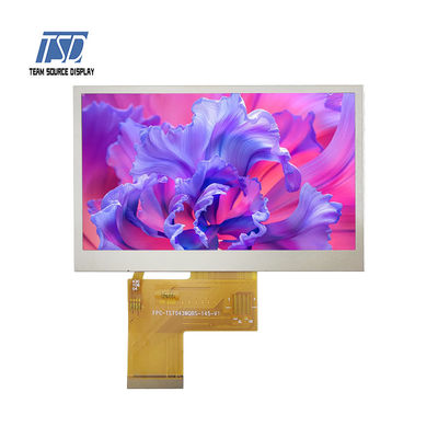 4,3 exhibición del RGB 24bits 1000nits TSD IPS LCD de la pulgada para el uso al aire libre