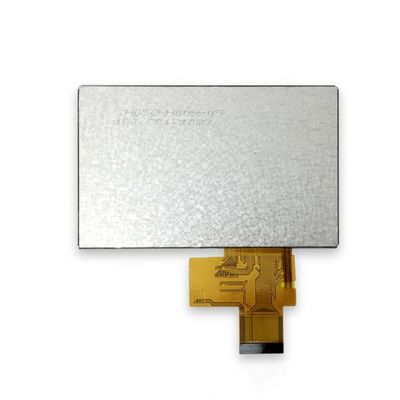 Ventas calientes 800x480 pantalla de TFT LCD de 5,0 pulgadas el panel del TN de las 12 antideslumbrante para el uso industrial