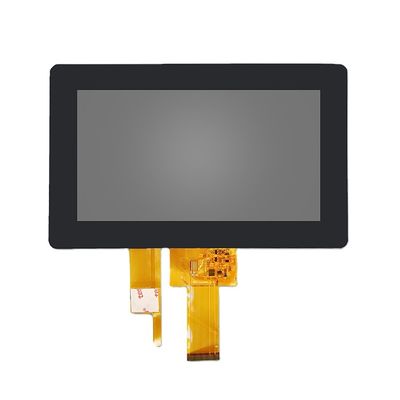 7 interfaz capacitivo del RGB del brillo del módulo 800x480 800cd/M2 de TFT LCD