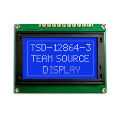 Módulo del LCD de la MAZORCA del velocímetro, retroiluminación blanca gráfica ST7920 de 128x64 Lcd