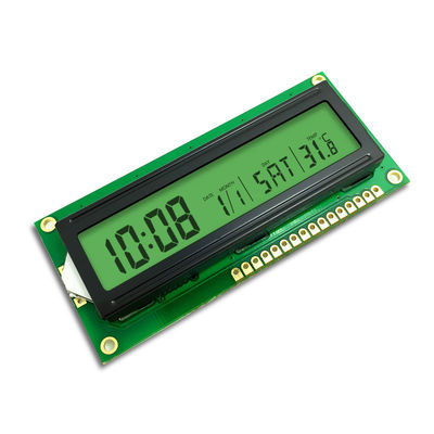 Conductor verde amarillo azul 1602 del contraluz ST7066-0B de los módulos del LCD del carácter