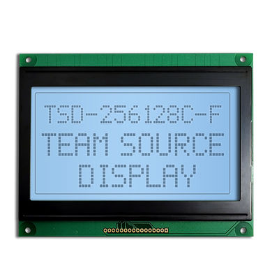 Módulo monocromático gráfico de la exhibición de pantalla LCD de la MAZORCA positiva transmisiva de encargo de 256x128 FSTN
