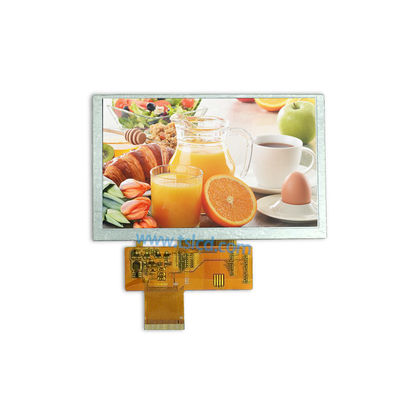 El RGB interconecta 5 la pantalla de visualización de la pulgada 480x272 300nits TFT LCD con ST7257 IC