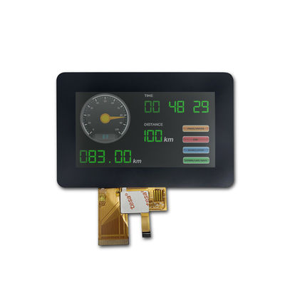 Exhibición 480x272 de 4,3 pulgadas IPS TFT LCD con el panel táctil capacitivo