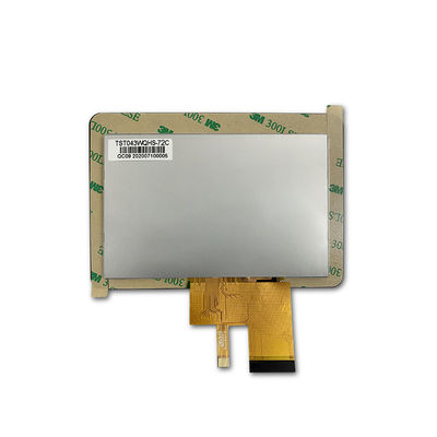 Exhibición 480x272 de 4,3 pulgadas IPS TFT LCD con el panel táctil capacitivo