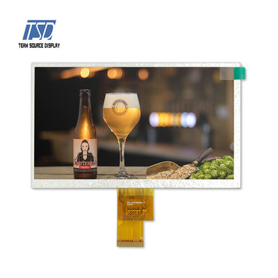 7 pantalla del interfaz 1000nits TFT LCD de la pulgada 1024x600 LVDS con EK79001 EK73215 IC