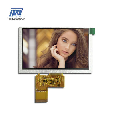 Módulo 800xRGBx480 de la exhibición del interfaz IPS TFT LCD de TTL de 5 pulgadas